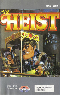 Carátula del juego The Heist (MSX)