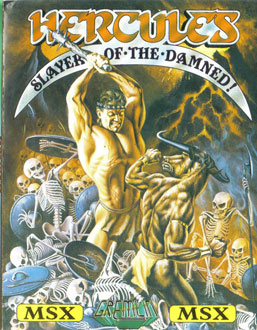 Carátula del juego Hercules Slayer Of The Damned (MSX)