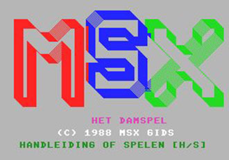 Carátula del juego Het Damspel (MSX)