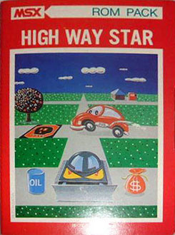 Carátula del juego High Way Star (MSX)