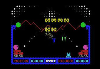 Pantallazo del juego online Hiper Tronic (MSX)