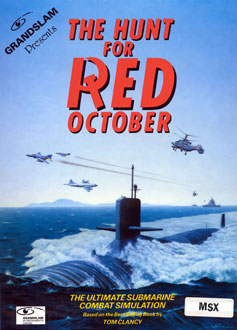 Carátula del juego The Hunt for Red October (MSX)