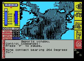 Pantallazo del juego online The Hunt for Red October (MSX)