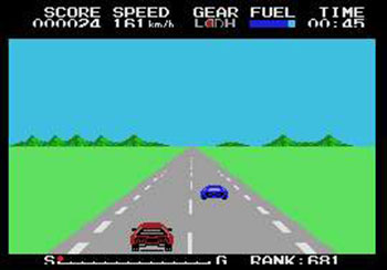 Pantallazo del juego online Hyper Rally (MSX)