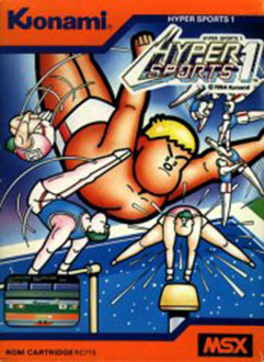 Juego online Hyper Sports 1 (MSX)