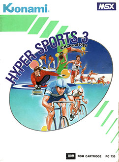 Carátula del juego Hyper Sports 3 (MSX)