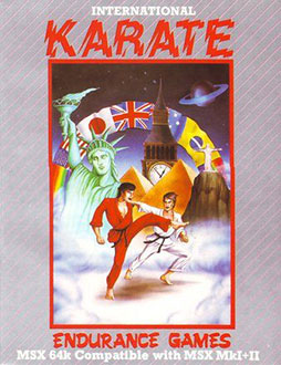 Carátula del juego International Karate (MSX)