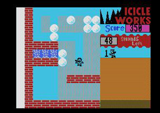 Pantallazo del juego online Icicle Works (MSX)