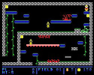 Pantallazo del juego online Inca 1 (MSX)