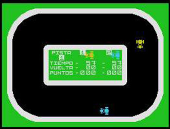 Pantallazo del juego online Indoor Race (MSX)