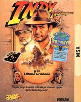 Carátula del juego Indiana Jones and The Last Crusade (MSX)