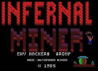 Carátula del juego Infernal Miner (MSX)