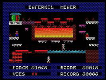 Juego online Infernal Miner (MSX)