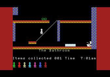 Pantallazo del juego online Jet Set Willy (MSX)