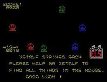 Carátula del juego Jetalf Strikes Back (MSX)