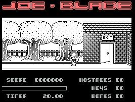 Pantallazo del juego online Joe Blade (MSX)