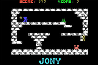 Pantallazo del juego online Jony y el Trono del Jaguar (MSX)