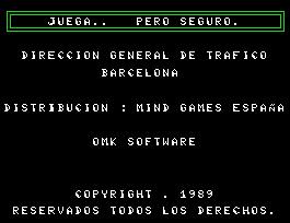 Carátula del juego Juega... pero Seguro (MSX)