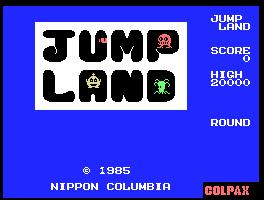 Carátula del juego Jump Land (MSX)