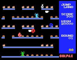 Juego online Jump Land (MSX) Juego online Jump Land (MSX)