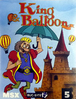 Carátula del juego King and Balloon (MSX)