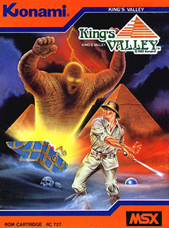 Carátula del juego King's Valley (MSX)