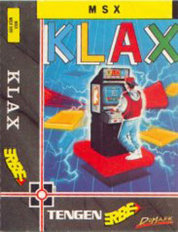 Carátula del juego Klax (MSX)
