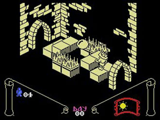Pantallazo del juego online Knight Lore (MSX)