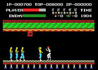 Pantallazo del juego online Kung Fu Master Taekwondo (MSX)