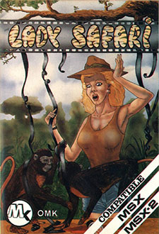 Carátula del juego Lady Safari (MSX)