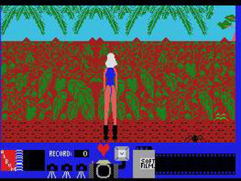 Pantallazo del juego online Lady Safari (MSX)