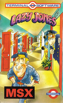Carátula del juego Lazy Jones Game Hall version (MSX)