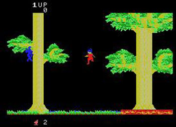 Pantallazo del juego online The Legend of Kage (MSX)
