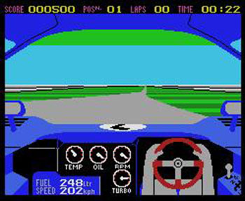 Pantallazo del juego online Le Mans (MSX)