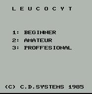 Carátula del juego Leucocyt (MSX)