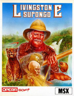 Carátula del juego Livingstone Supongo (MSX)