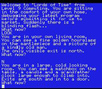 Pantallazo del juego online Lords of Time (MSX)
