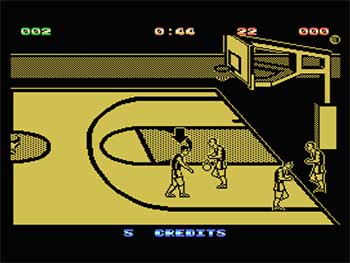 Pantallazo del juego online Magic Johnson's Basketball (MSX)