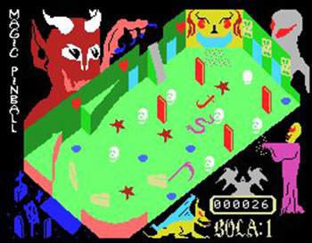 Pantallazo del juego online Magic Pinball (MSX)