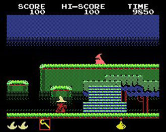 Pantallazo del juego online Magical Kid Wiz (MSX)