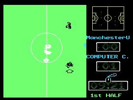 Pantallazo del juego online Manchester United (MSX)