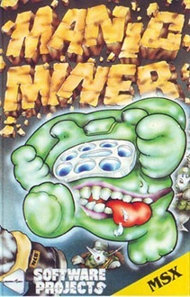 Carátula del juego Manic Miner (MSX)