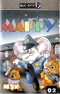 Carátula del juego Mappy (MSX)