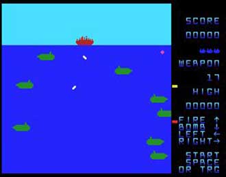 Pantallazo del juego online Marine Battle (MSX)