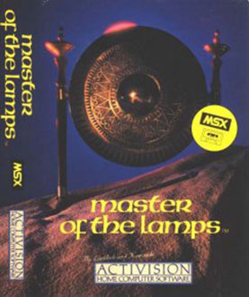 Carátula del juego Master of the Lamps (MSX)