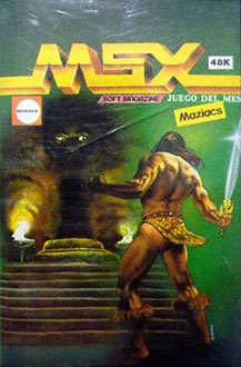 Carátula del juego Maziacs (MSX)