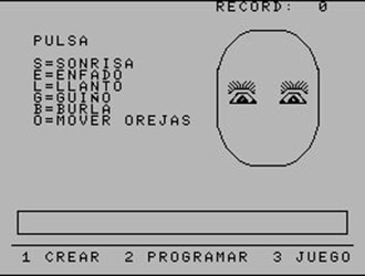 Pantallazo del juego online Mil Caras (MSX)