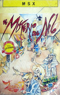 Carátula del juego El Misterio del Nilo (MSX)