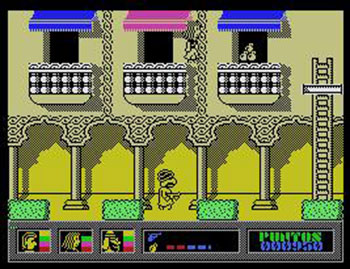 Pantallazo del juego online El Misterio del Nilo (MSX)