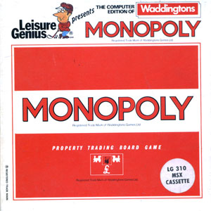 Carátula del juego Monopoly (MSX)